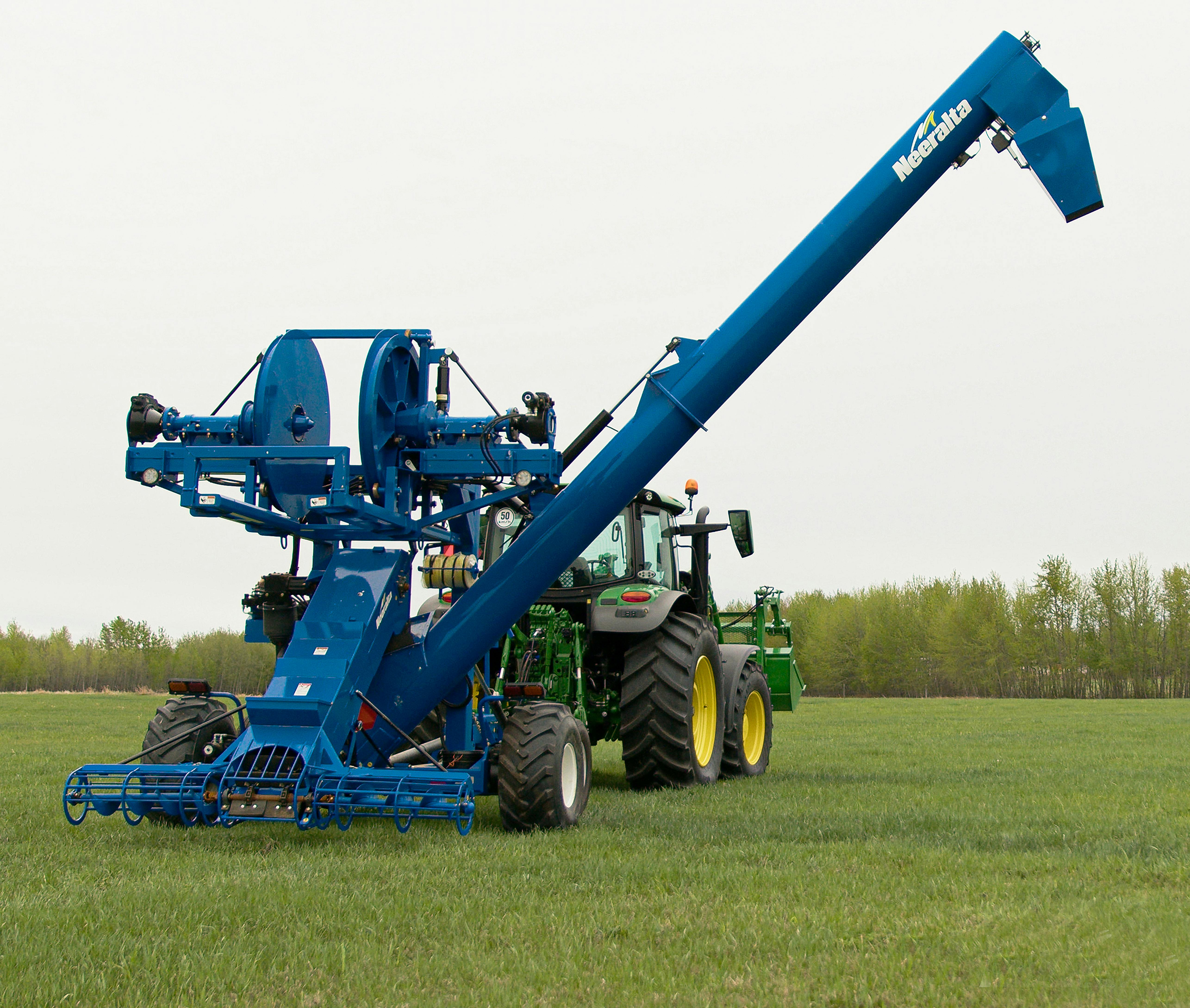 Agricultural equipment in a field